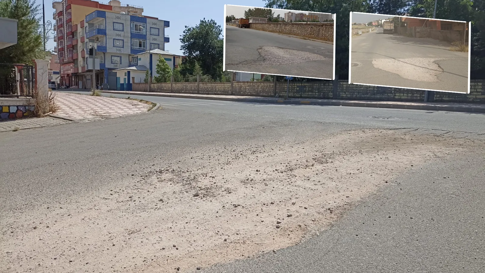 Yolun Ortasındaki Çukur Araçlara Zarar Veriyor