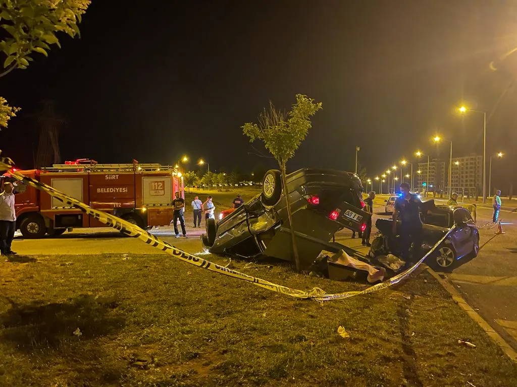 Siirt'te Trafik Kazası: 1 Ölü, 3 Yaralı