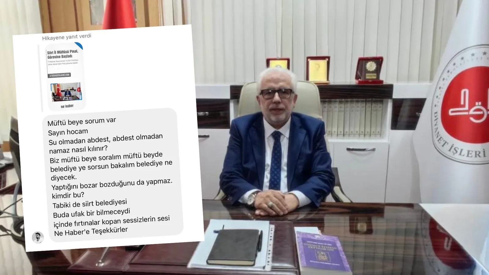 Siirt Müftüsüne İlk Soru