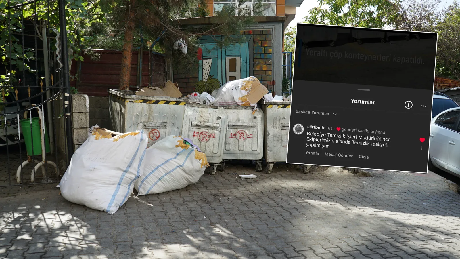 Haberimiz Üzerine Çöpler Temizlendi