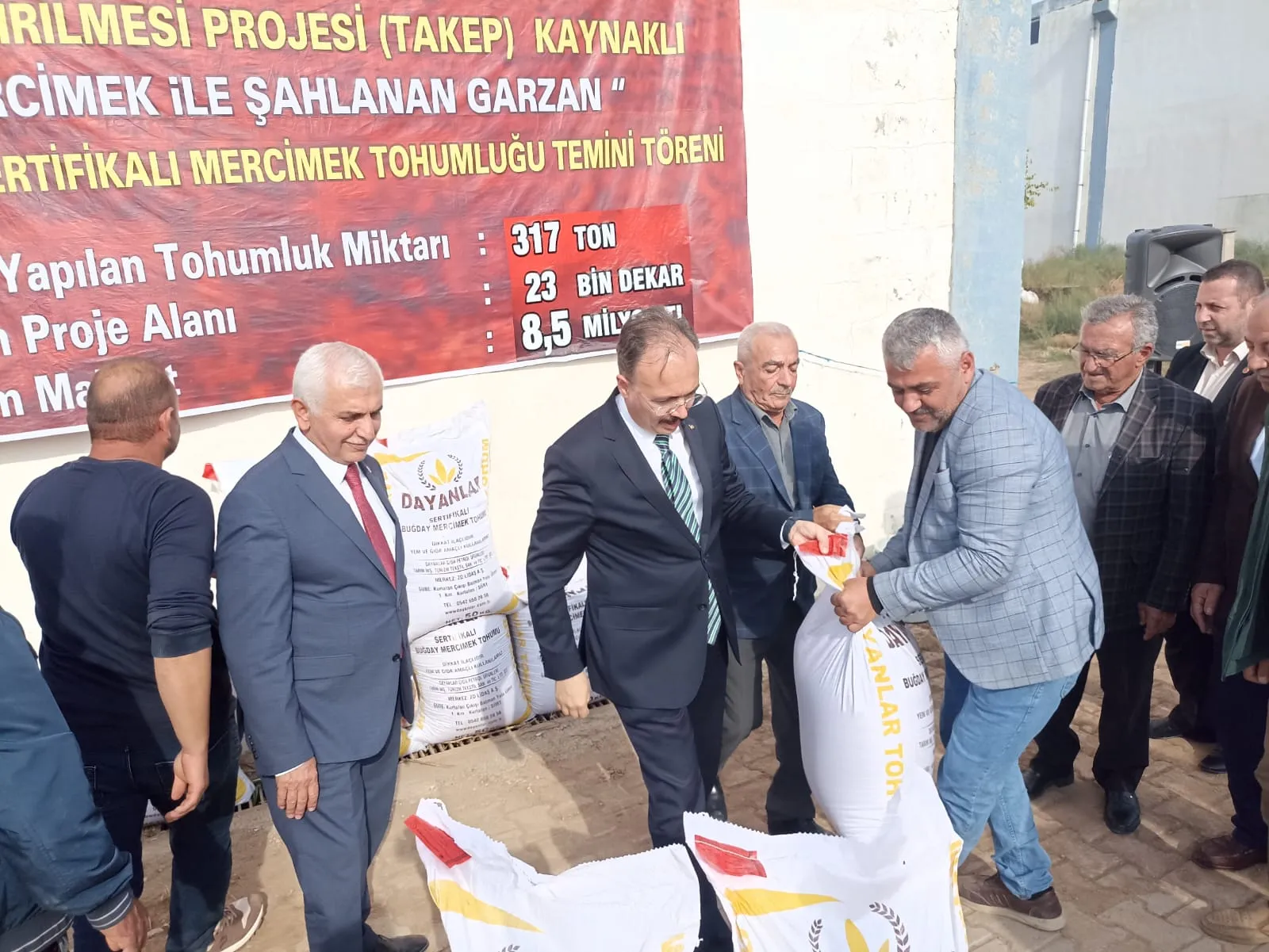 Çiftçilere Mercimek Desteği
