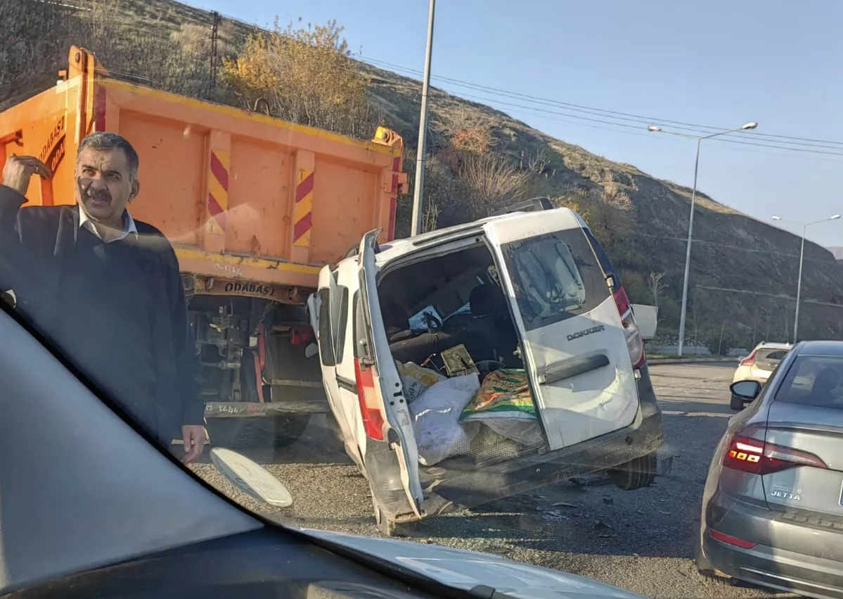 Kezer Yolunda Kaza: 1 Ağır Yaralı