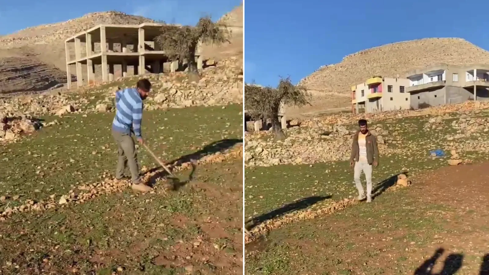 O Köye Saha Yapılıyor