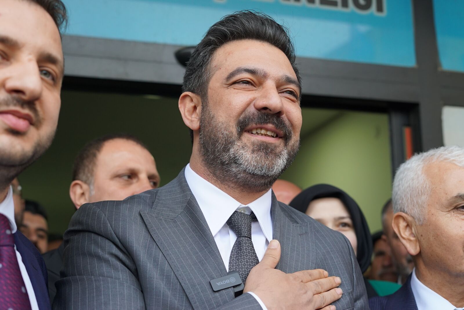 Ak Parti Adayı Karşılandı