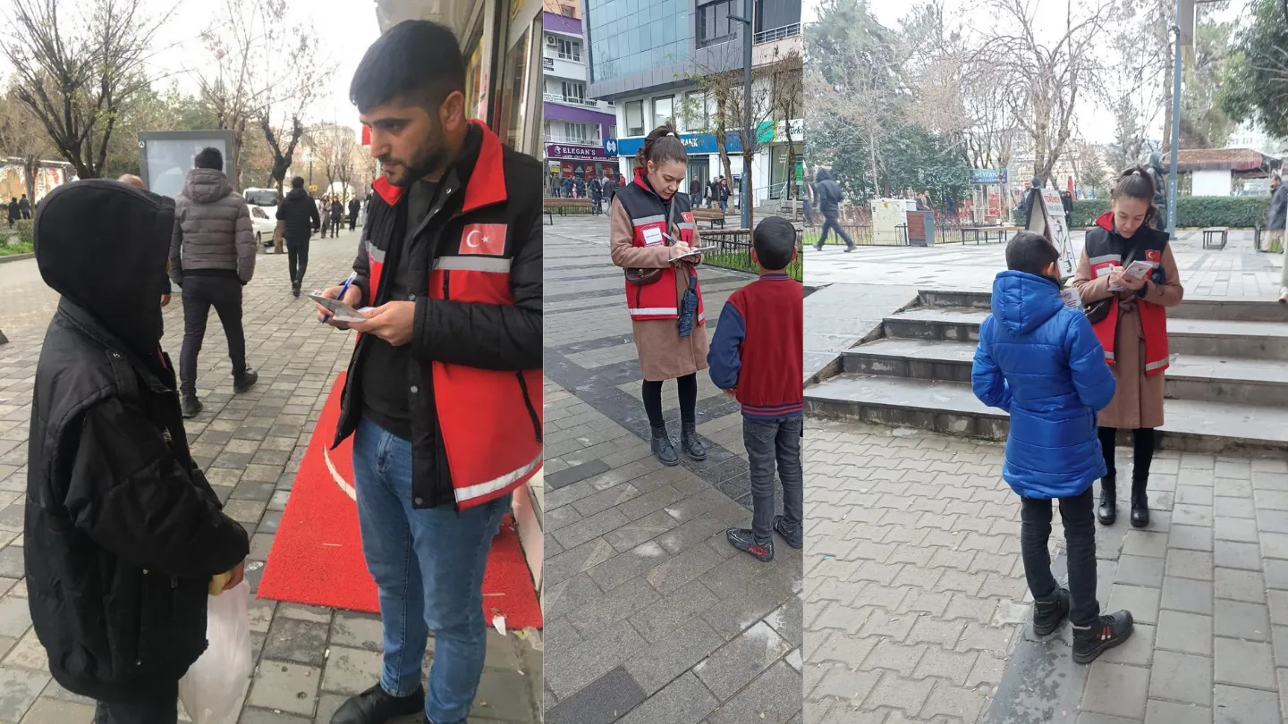 Sokakta Çalıştırılan Çocuklar Tespit Ediliyor