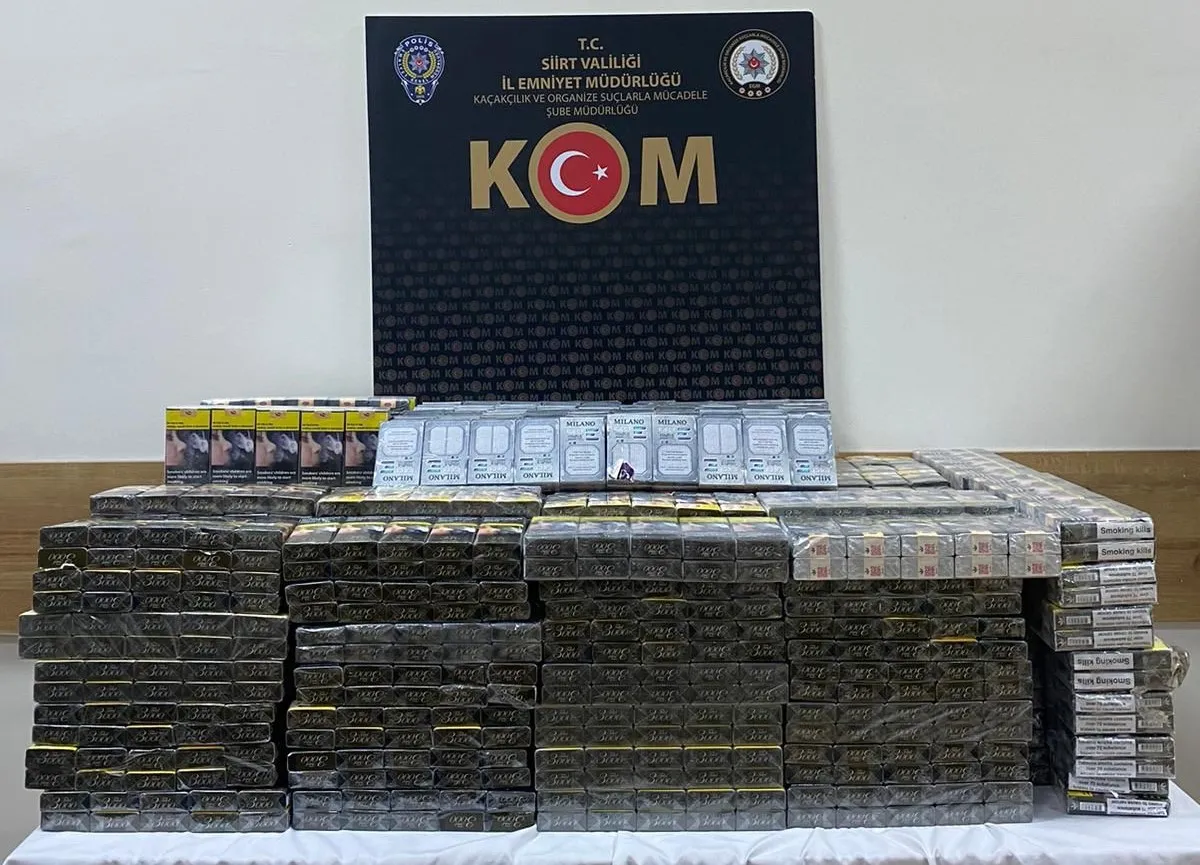 2 Bin 70 Adet Kaçak Sigara Ele Geçirildi