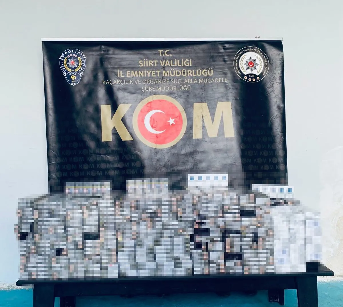 Siirt’te 4 Bin 70 Paket Gümrük Kaçağı Sigara Ele Geçirildi