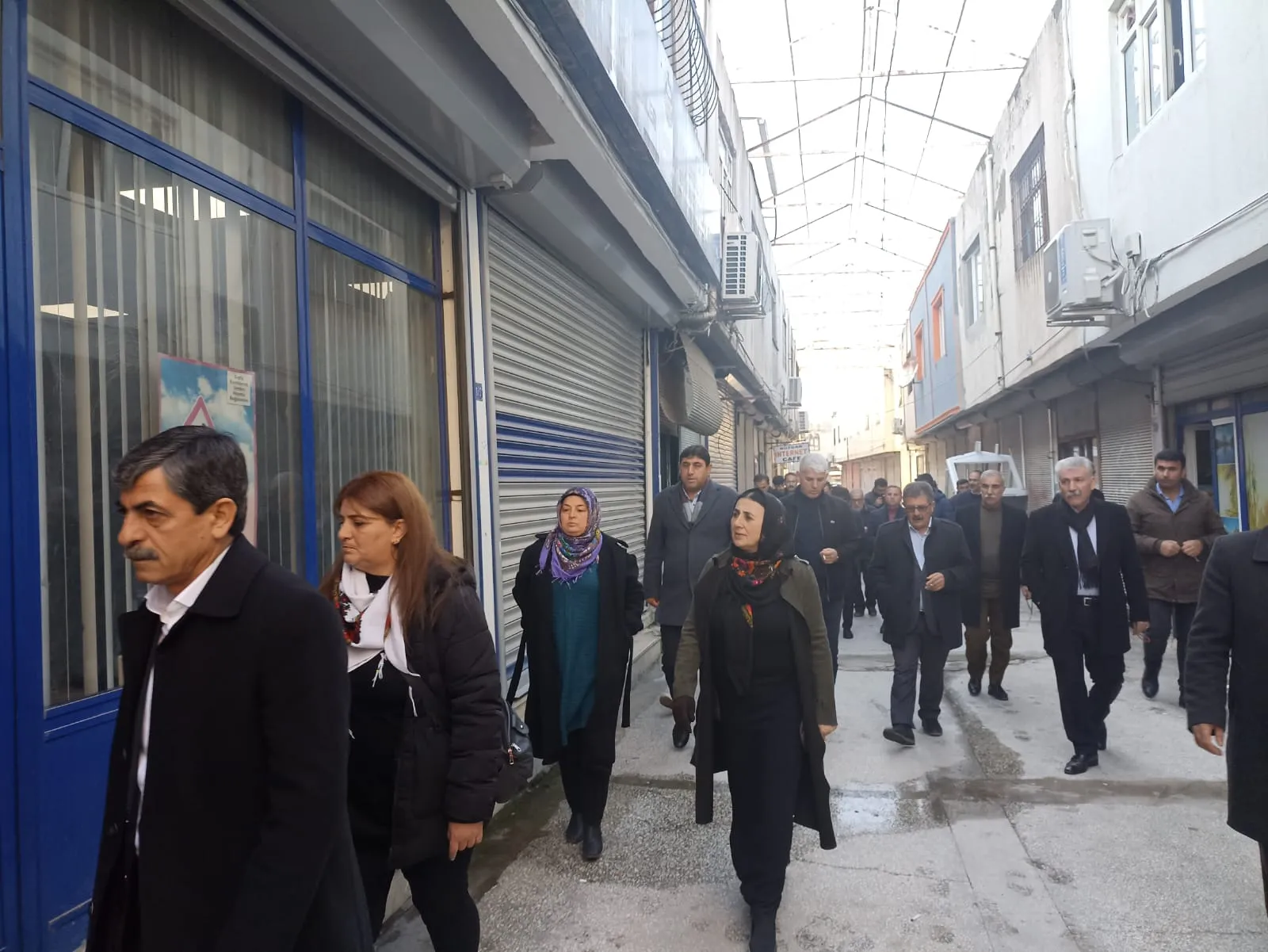 DEM Parti Kurtalan Adayları Esnafı Ziyaret Etti