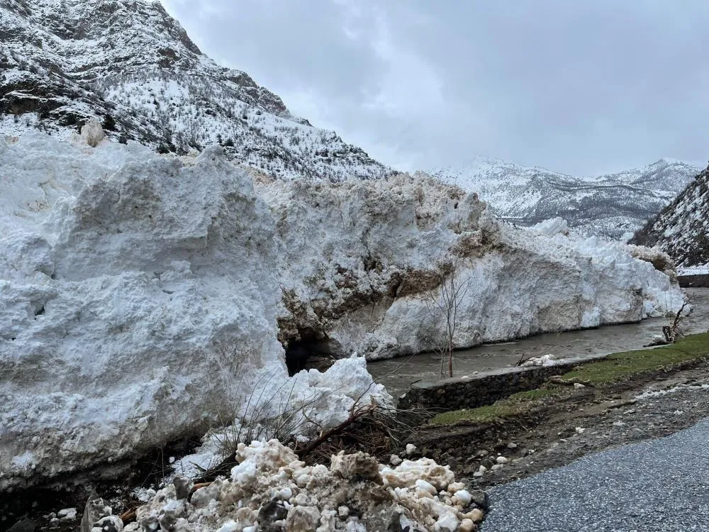 Pervari-Çatak Yolu Çığ Nedeniyle Ulaşıma Kapandı