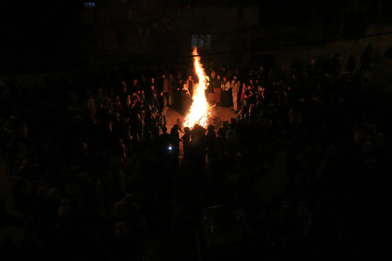 Siirt’te İlk Newroz Ateşi Yakıldı