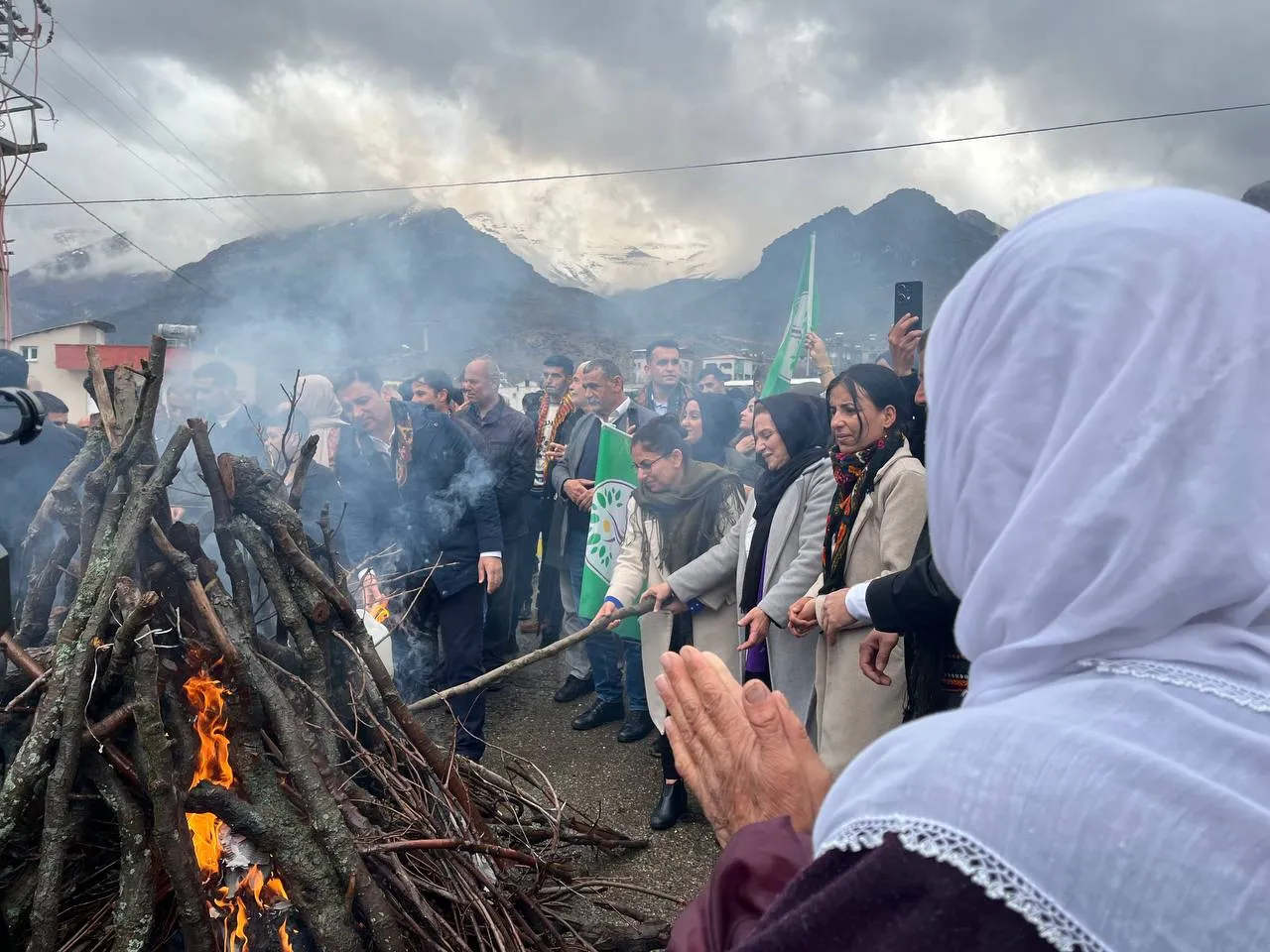Siirt’in Eruh İlçesinde Newroz Kutlandı