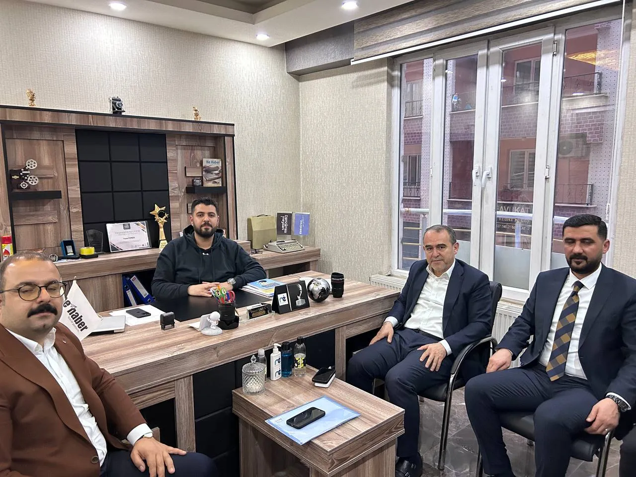 Eski Bakan Ergin’nden Ne Haber’e Ziyaret