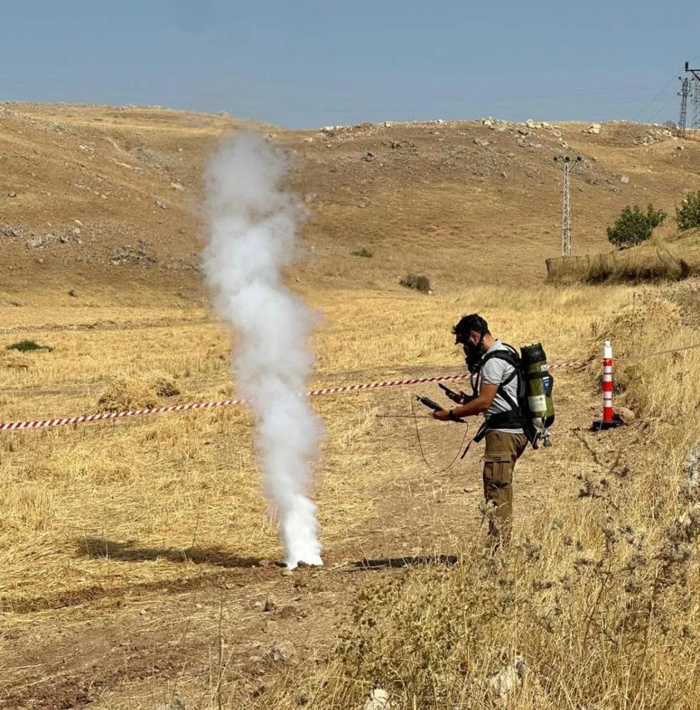 Siirt’te Karbondioksit Gaz Hattında Sızıntı