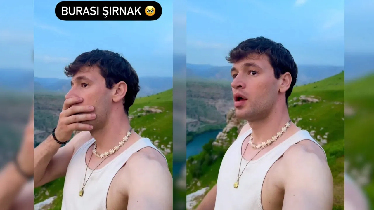Cehennem Deresi’nin Muhteşem Güzelliği Karşısında Ünlü Fenomen Şok Oldu