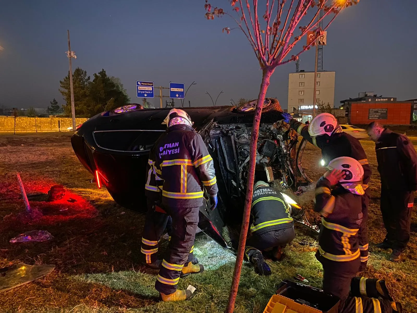 Batman’da Kontrolden Çıkan Otomobil Takla Attı: 1 Yaralı