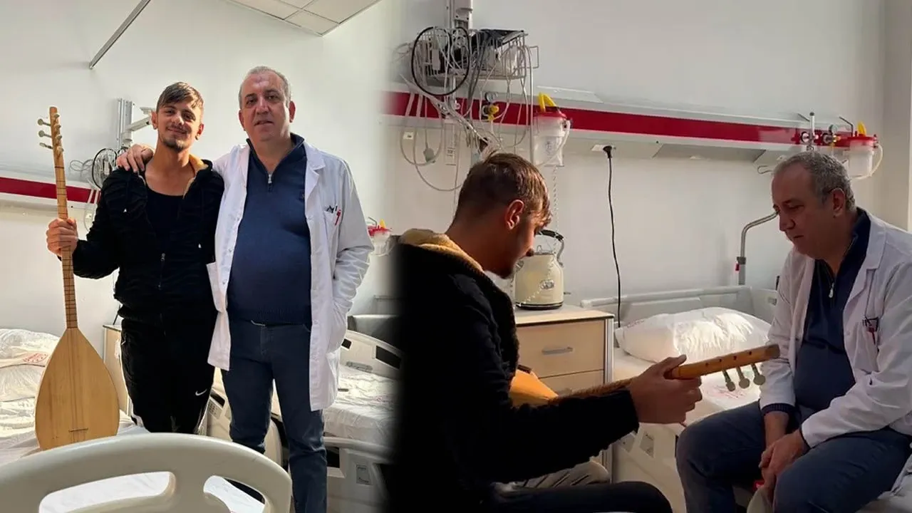 Böbrek Nakli Oldu, Doktoruna Saz Çaldı