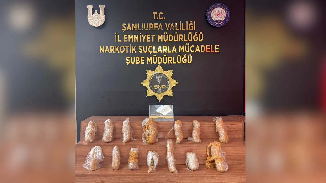 Şanlıurfa'da Uyuşturucu Operasyonu