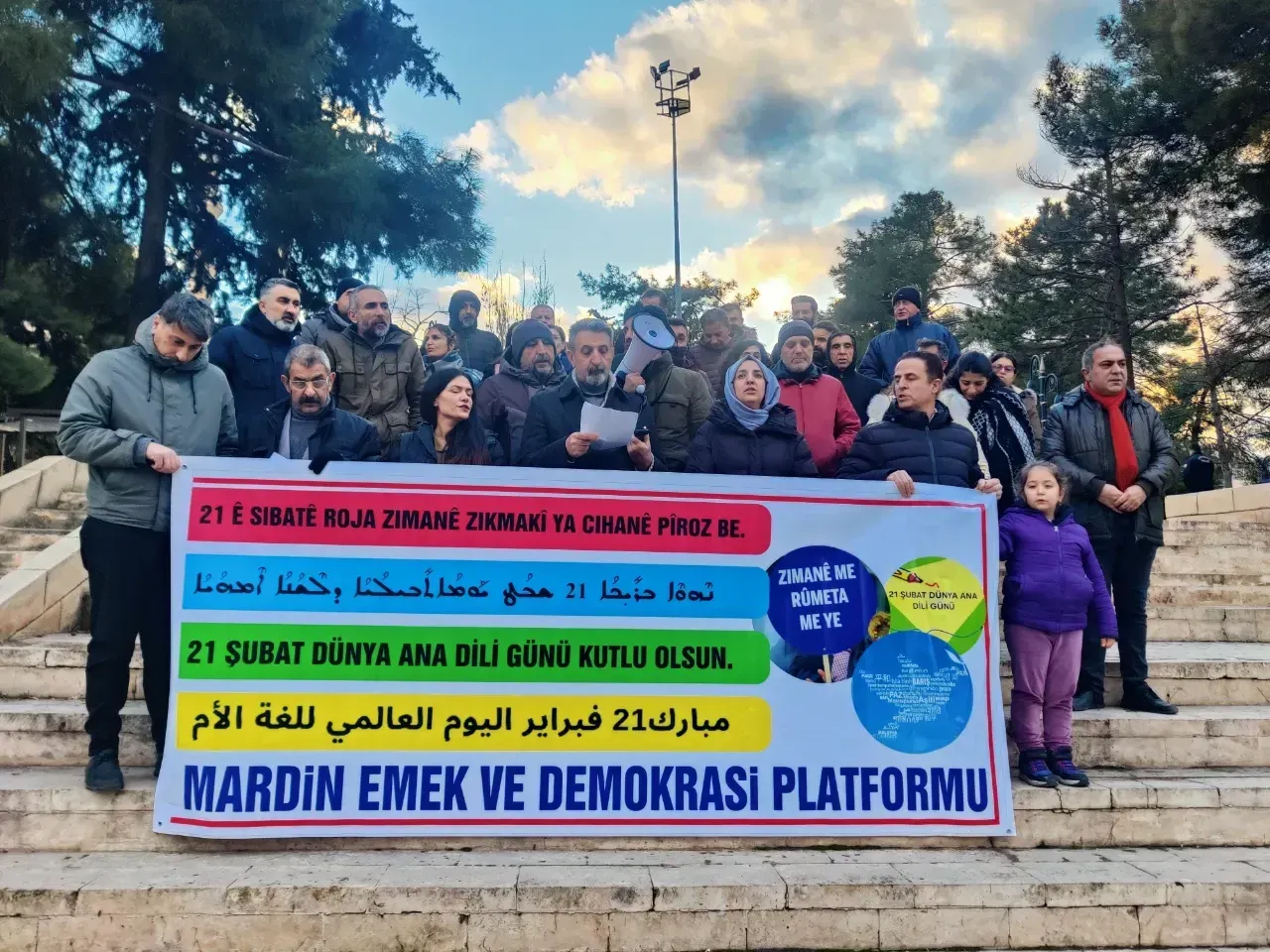 Mardin'de 4 Dilde Anadil Günü Açıklaması Yapıldı