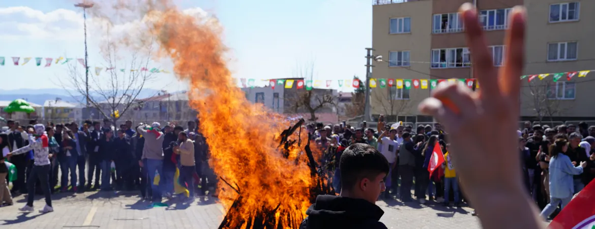 İlk Newroz Ateşi Lice’de Yakıldı