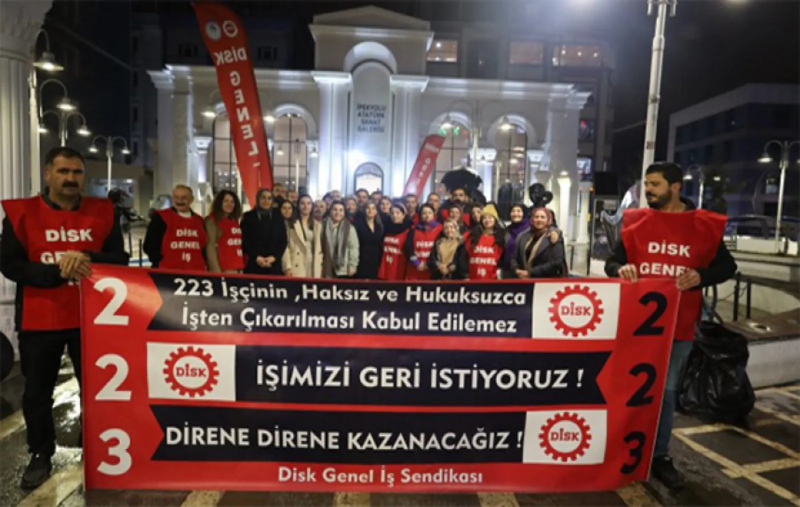 223 İşçinin Eylemi 133'üncü Gününde