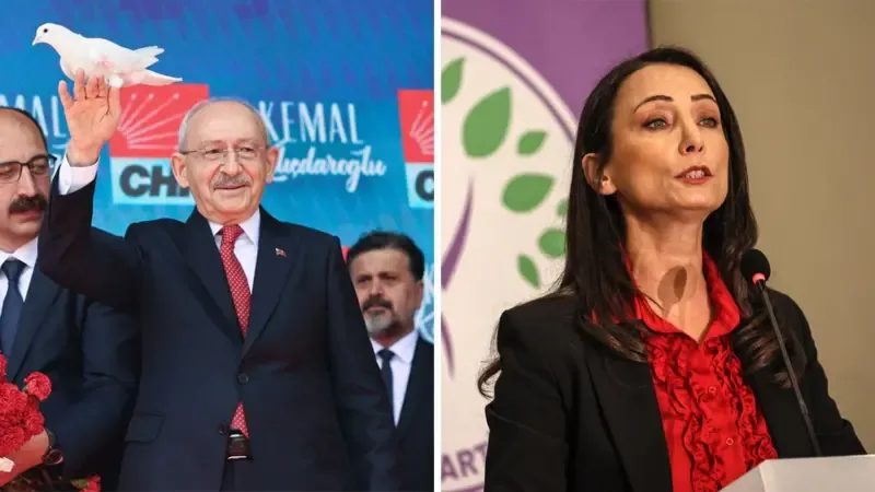 Kemal Kılıçdaroğlu ve DEM Parti Eş Genel Başkanı Tülay Hatimoğulları