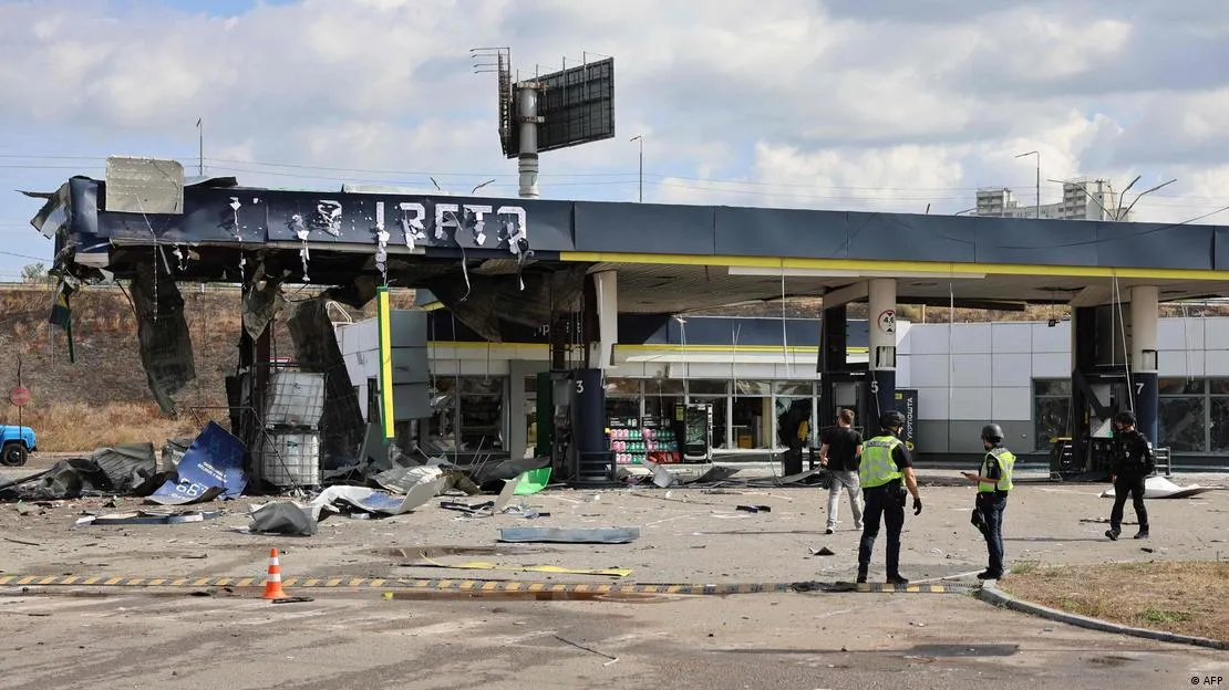 Geçen hafta Rusya, insansız hava aracı ile Kiev'de bir benzin istasyonunu hedef almıştı