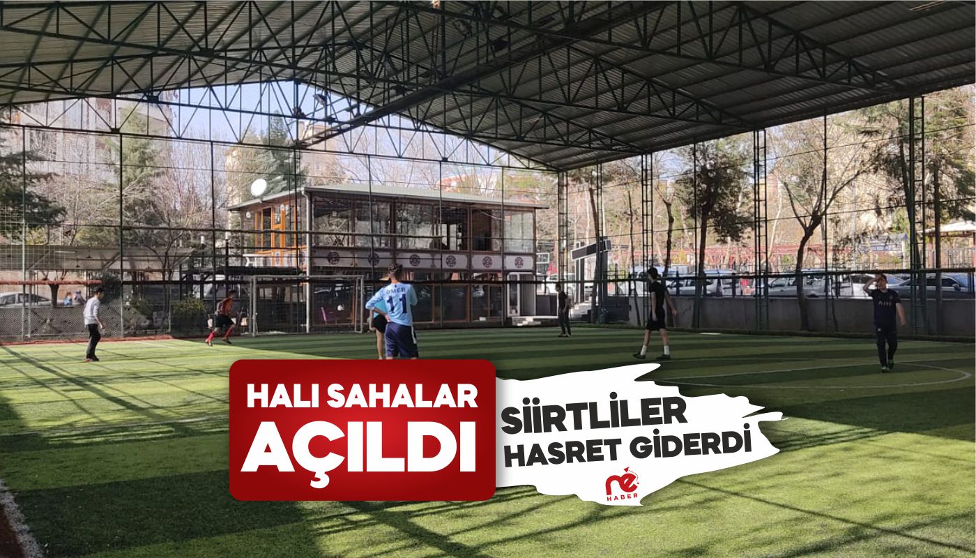 SİİRTLİ GENÇLER HALI SAHA ÖZLEMLERİNİ GİDERDİ