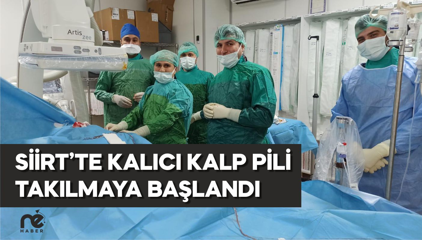 82 YAŞINDAKİ HASTAYA KALICI KALP PİLİ TAKILDI