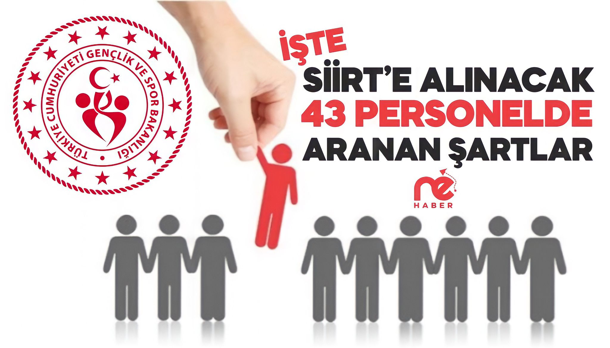 İŞTE SİİRT GENÇLİK VE SPOR İL MÜDÜRLÜĞÜNE ALINACAK PERSONELLERDE ARANAN ŞARTLAR