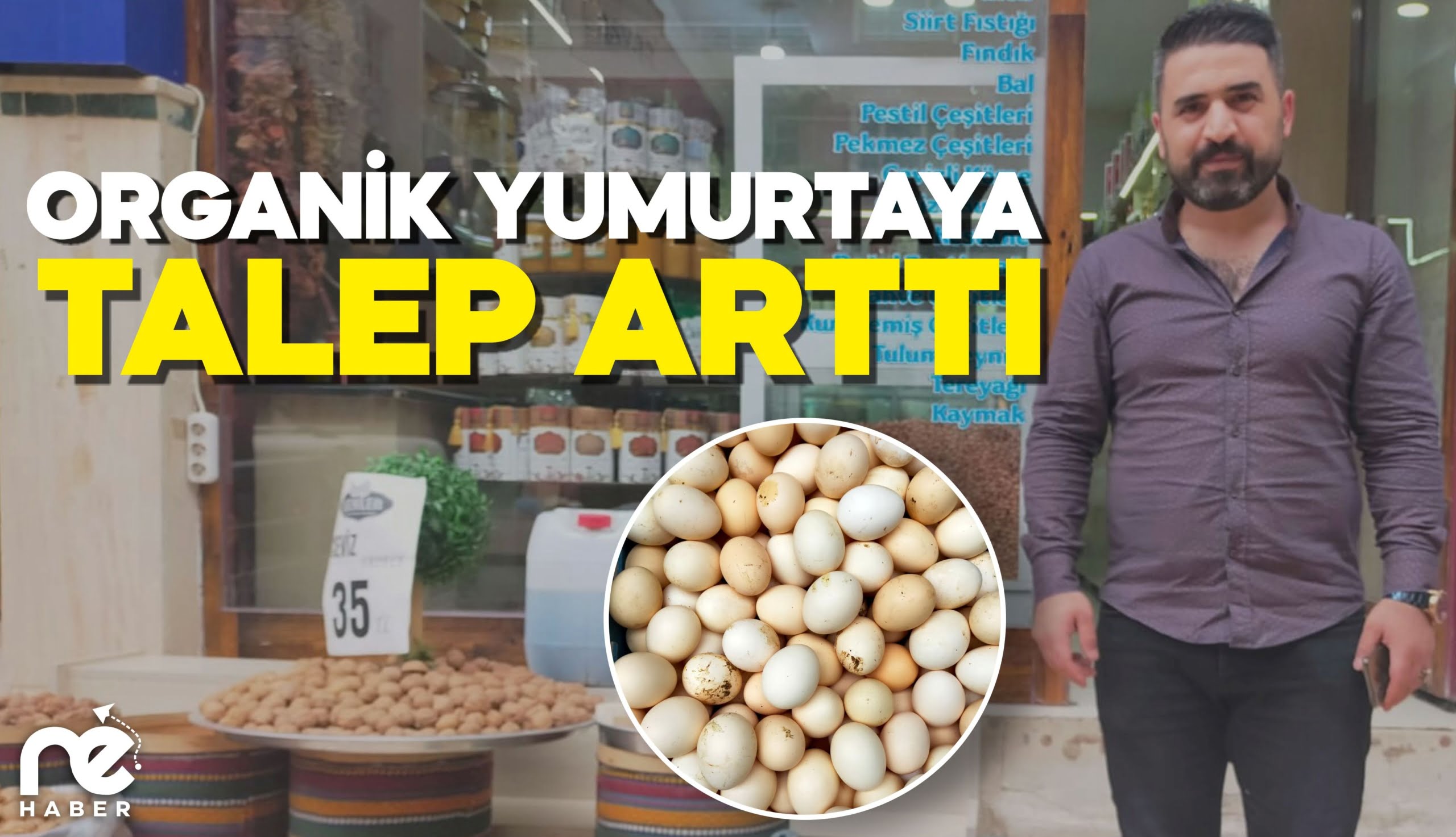 SİİRT'TE ORGANİK YUMURTAYA TALEP ARTTI