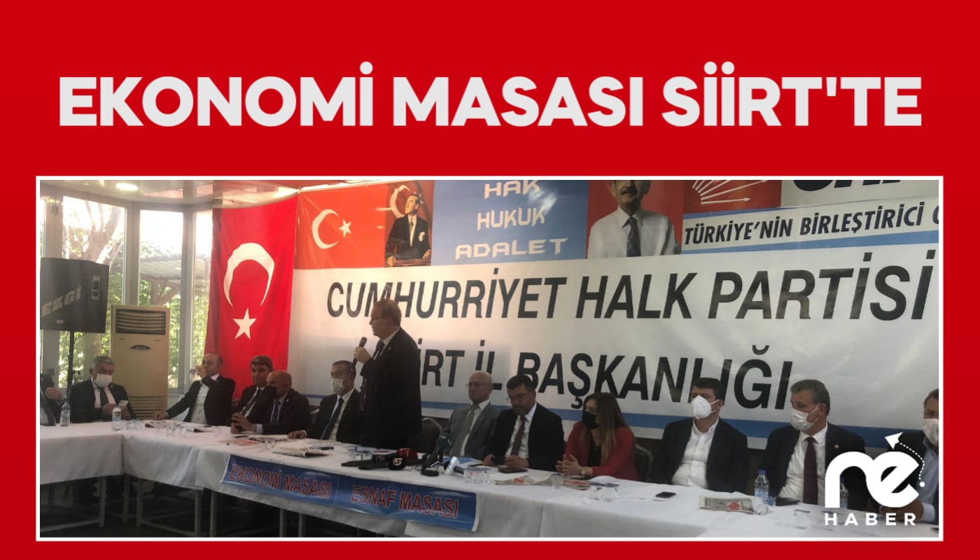 EKONOMİ MASASI SİİRT'TE