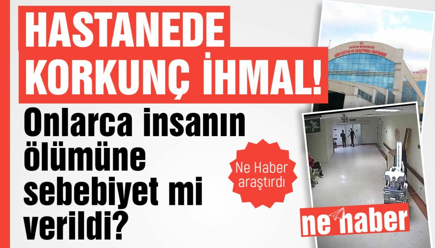 HASTANEDE KORKUNÇ İHMAL! ONLARCA İNSANIN ÖLÜMÜNE SEBEBİYET Mİ VERİLDİ?