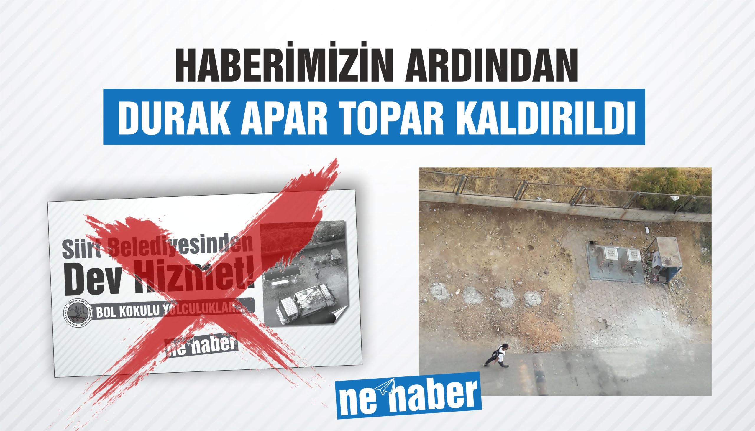 Otobüs Durağı Apar Topar Kaldırıldı