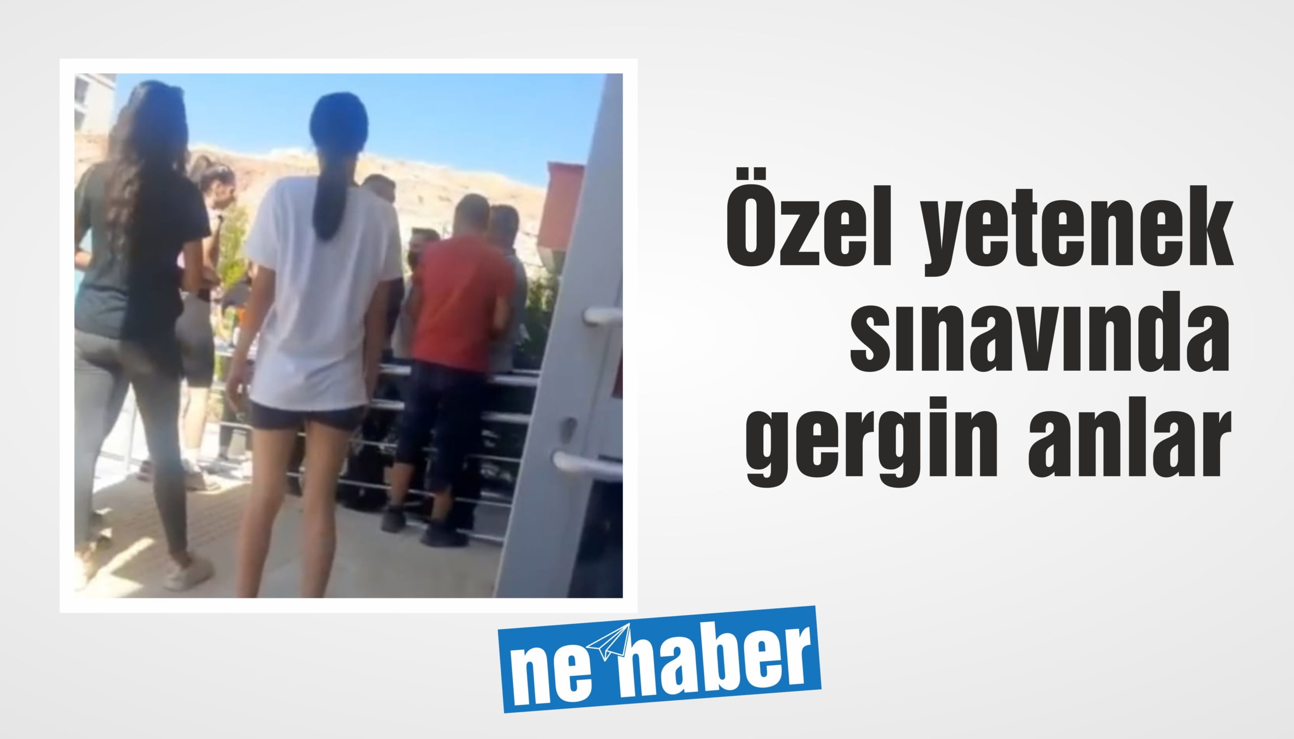 Özel yetenek sınavında gergin anlar