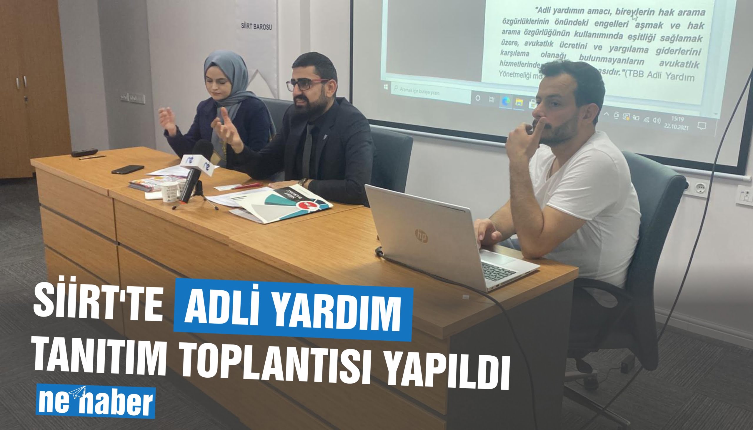 SİİRT’TE ADLİ YARDIM TANITIM TOPLANTISI YAPILDI