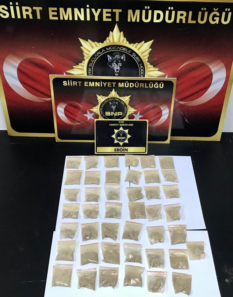 İnönü Mahallesi 210 Gram Eroin Ele Geçirildi