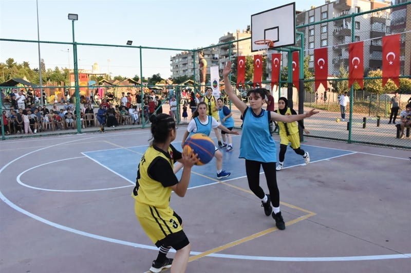 Siirt’te Sokak Basketbolu Turnuvası Başladı