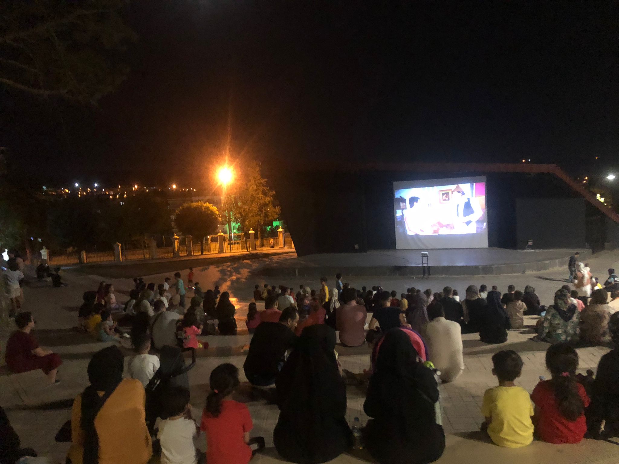 Siirt'te Açık Hava Sinema Günleri Başladı