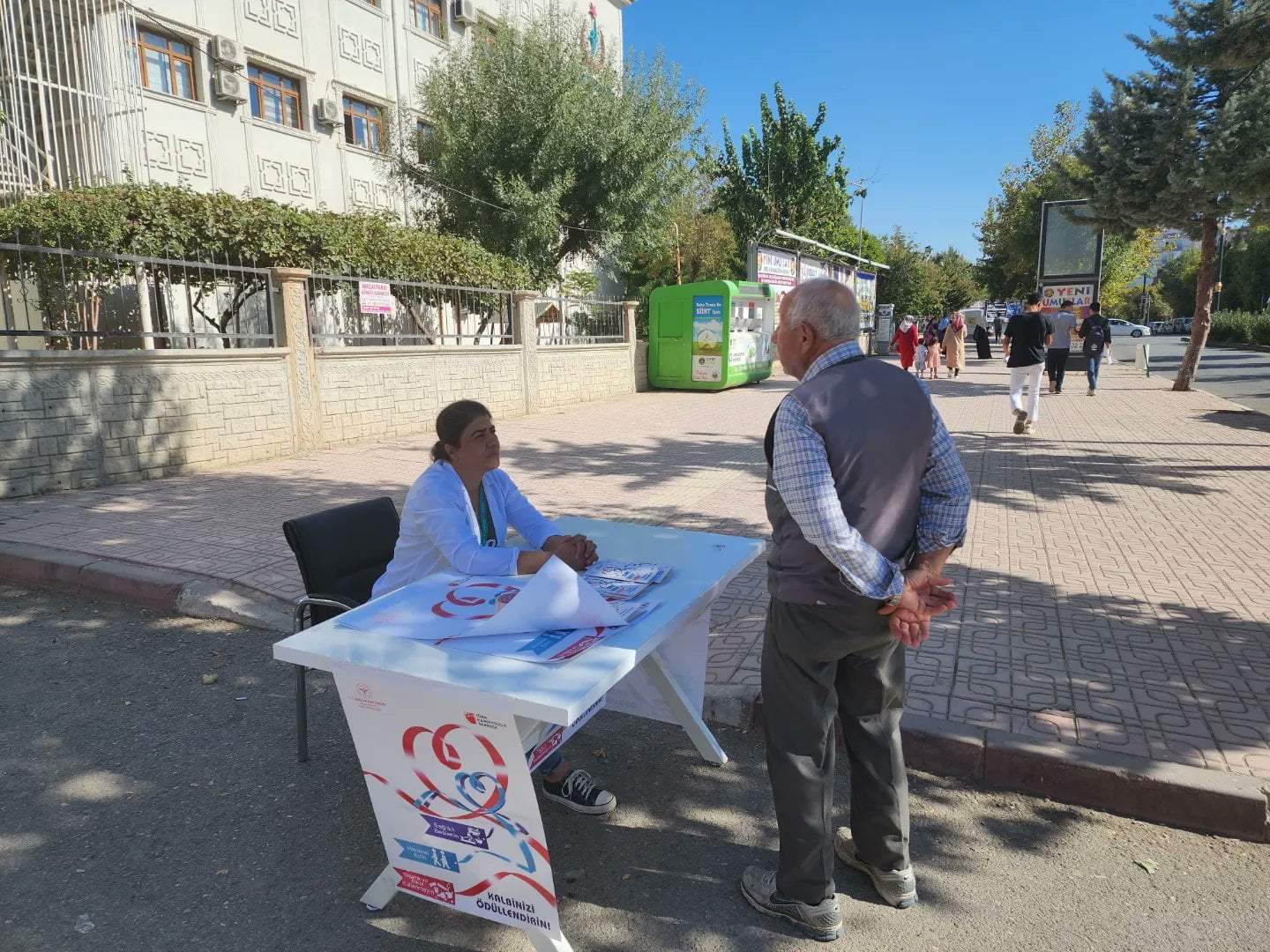 Siirt’te Dünya Kalp Gününde Vatandaşlar Bilgilendirildi