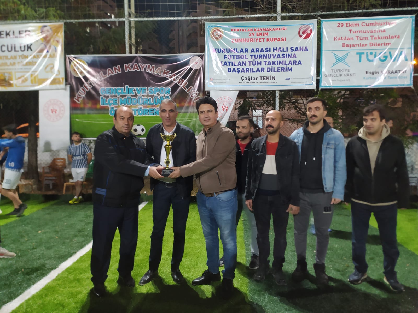 Kurtalan'da 29 Ekim Futbol Turnuvası Sona Erdi