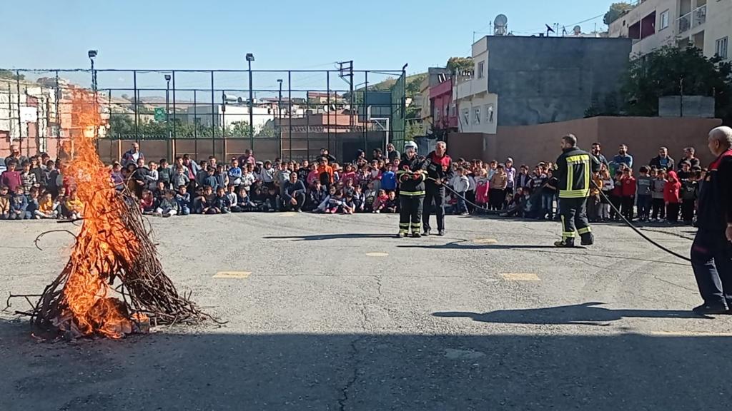 Siirt’te Yangın Tatbikatı Gerçekleştirildi