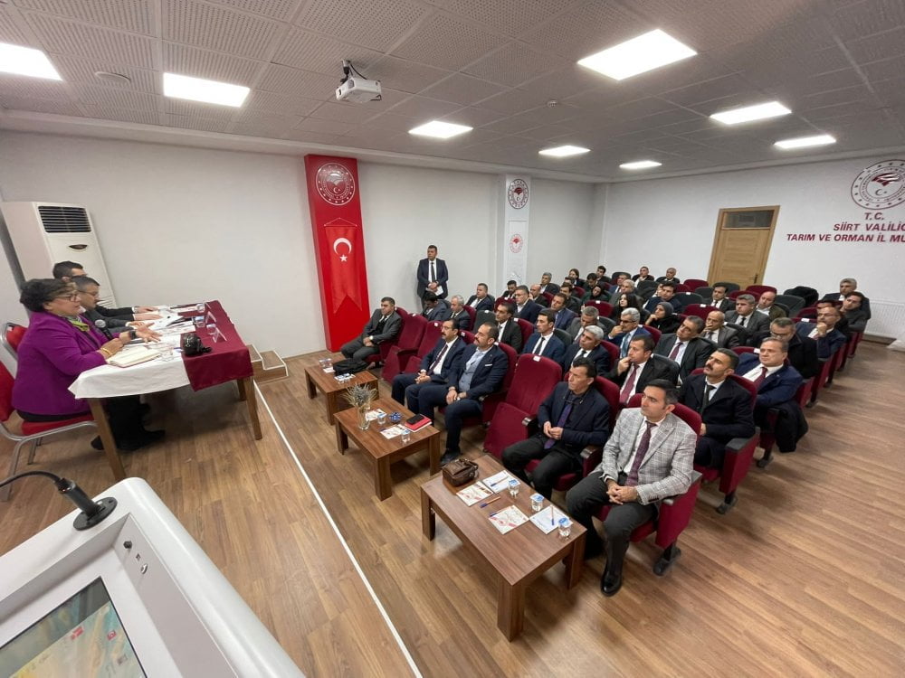 Siirt'te “Türkiye Yüzyılında Tarım ve Orman Vizyonu” Konulu Toplantı Yapıldı