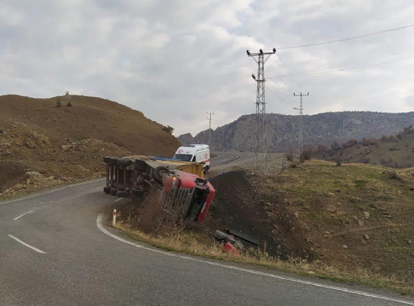 Siirt-Şirvan Yolunda Kaza: 1 Yaralı