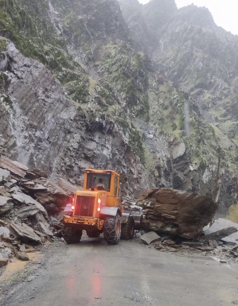 Şırnak Yolunda Heyelan