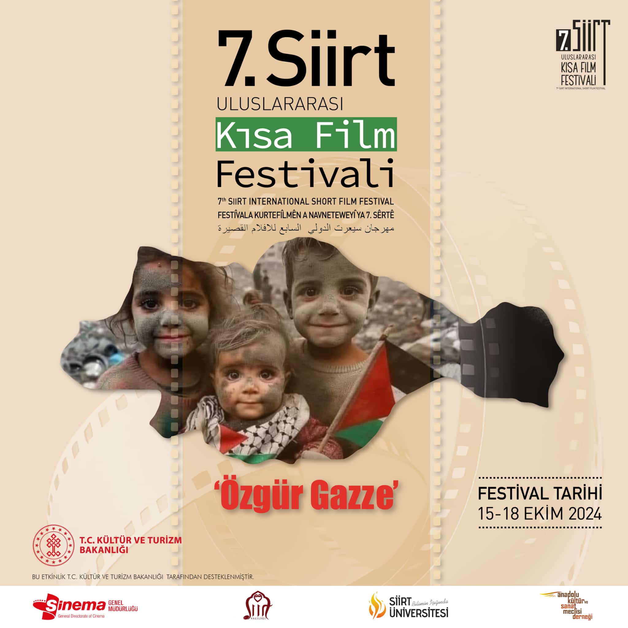  Siirt Uluslararası 7. Kısa Film Festivali Başlıyor