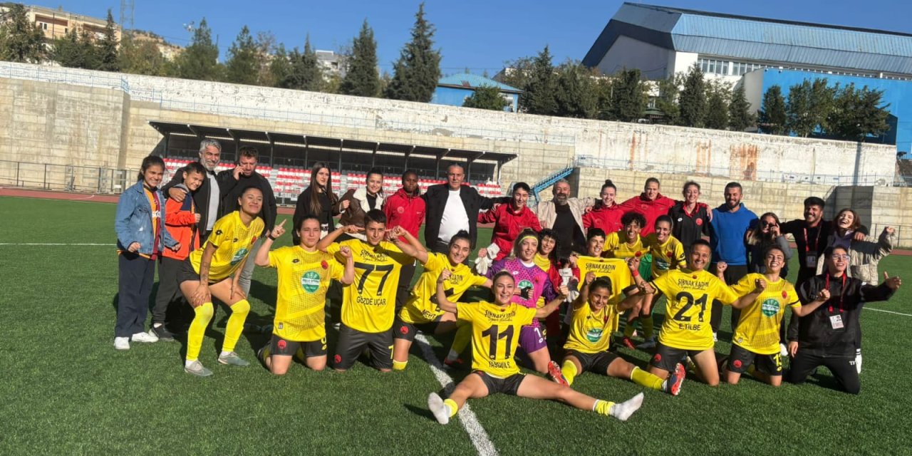 Şırnak Kadın Futbol Takımı Yine Galip