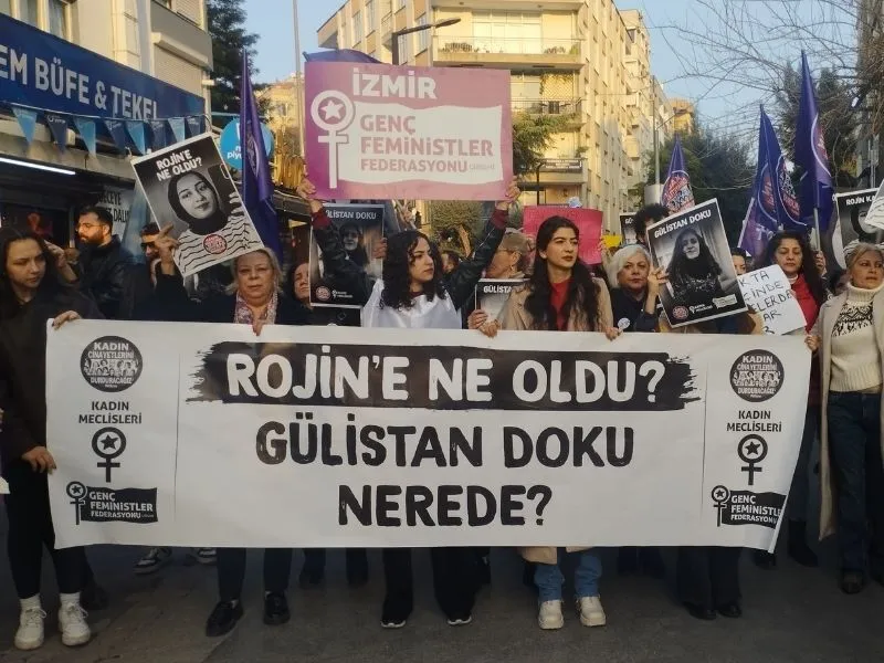 Kadınlar ‘Rojin ve Gülistan’ İçin Sokağa İndi: Hesabını Soracağız!