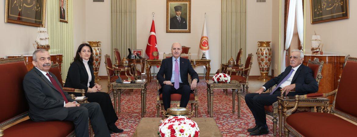 DEM Parti Heyeti Kurtulmuş ve Bahçeli ile Görüştü